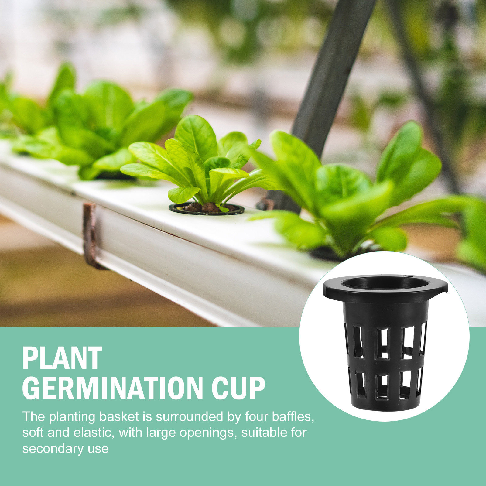 50 stuks kunststof plantmanden - Gardening Tools Vegetables recensie en prijs