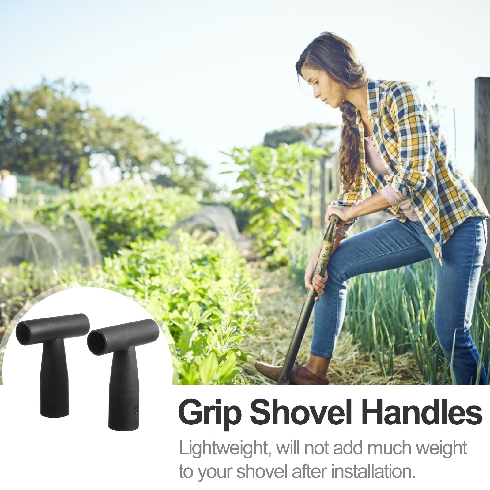 2 stuks T-ontwerp schopsteel,  - Spade Digging Fork recensie en prijs